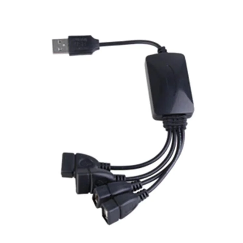 1 Male to 4 Female USB HUB Splitter Extend Cable USB 2.0 Extension Data Cable Power Adapter Socket Converter