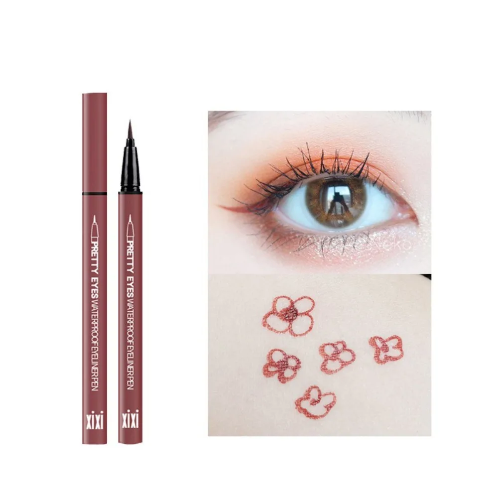 Nuovo eyeliner ad asciugatura rapida Matita per eyeliner naturale impermeabile Non fiorisce Strumenti cosmetici per eyeliner nero a lunga durata