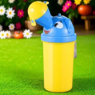 نونية سيارة محمولة للأطفال الصغار الأولاد والأطفال، زجاجة مبولة للسفر في حالات الطوارئ، خفيفة الوزن ومضادة للتسرب وقابلة لإعادة الاستخدام لرحلة السيارة الخارجية #6