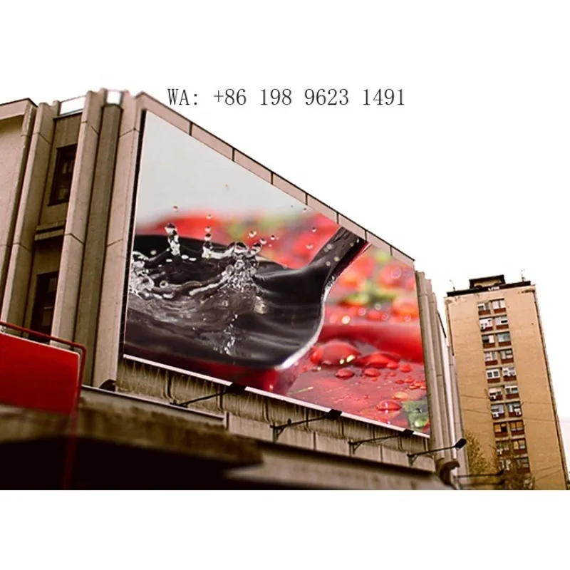

P10 Common Cathode Energy Saving Outdoor LED Panel Front Maintenance Waterproof Fixed Advertising Display Screen