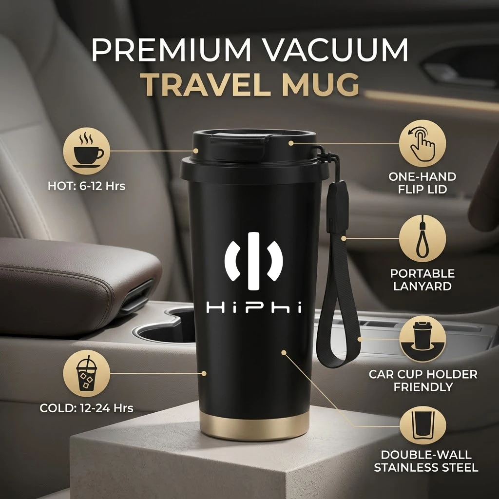 Car Thermos Cup Water bottle Coffee cup 316 stainless steel For HiPhi Z X Y A Suede