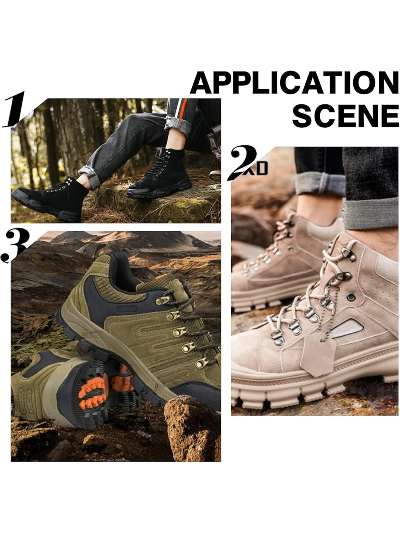 10 Sets Kupfer-D-Ring-Ösenschnallen mit Nieten für die Reparatur von Wanderstiefeln, Lederstiefeln, Schuhschlaufenringen mit Nieten – Detail 6