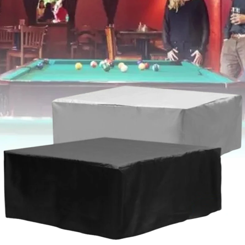 

Чехол для бильярдного стола 7/8/9 футов, водонепроницаемый, пылезащитный, из ткани Оксфорд, для домашнего использования, защитный чехол для снукерного стола, 1 шт.