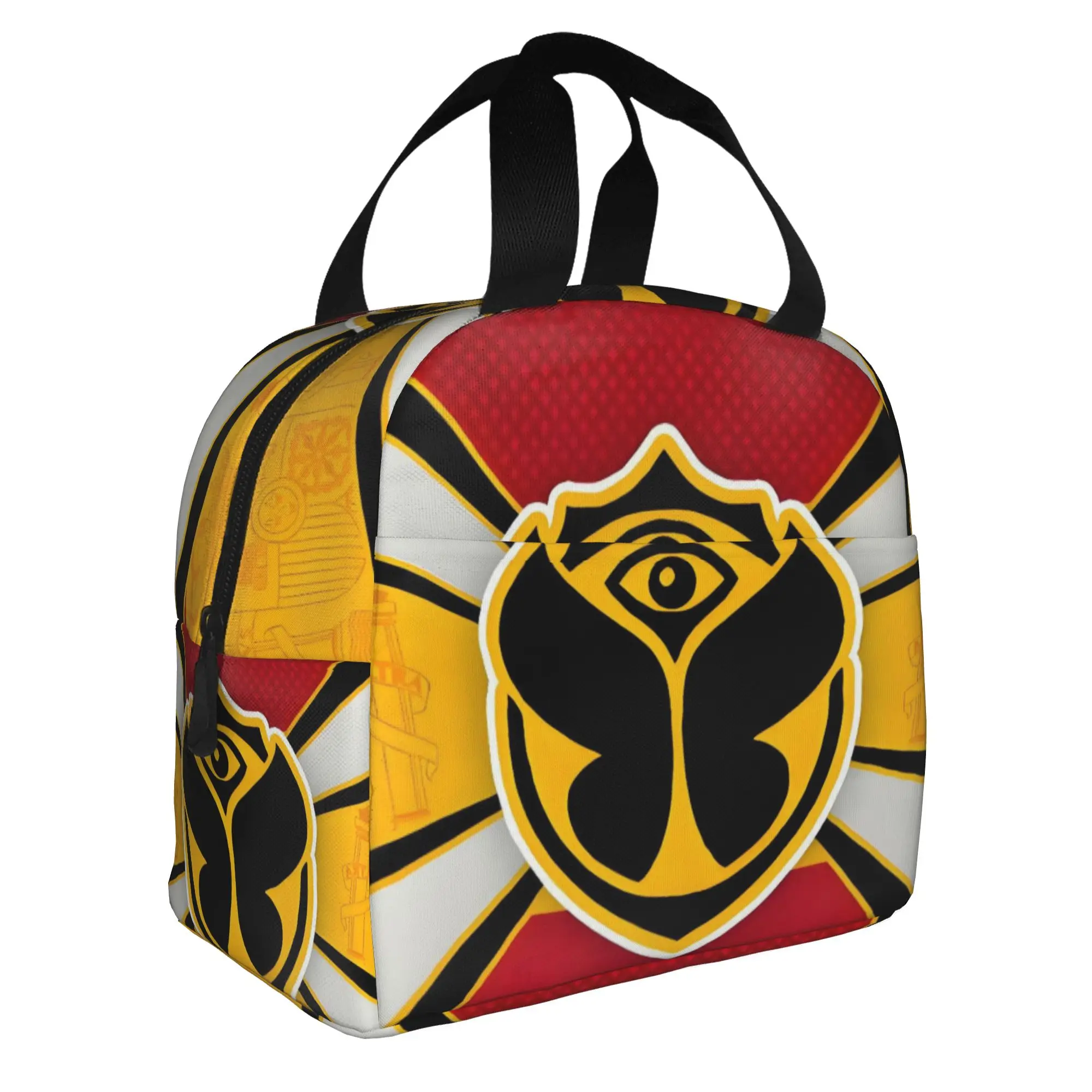 Tomorrowland Belgian Electronic Dance Music Festival Insulated Lunch Bags for Country Flag  Resuable Thermal Cooler Bento Box