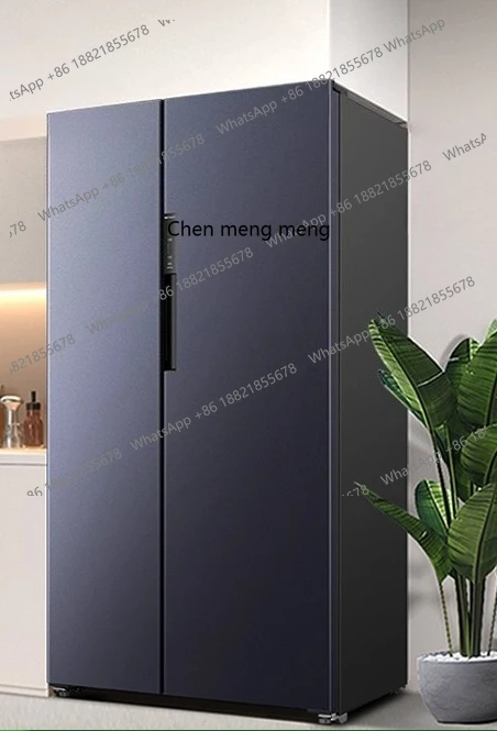 ثلاجة هايسنس جنبًا إلى جنب، سعة كبيرة، كفاءة طاقة من الدرجة الأولى، عاكس مزدوج، خالي من الصقيع، موفر للطاقة المنزلية #1