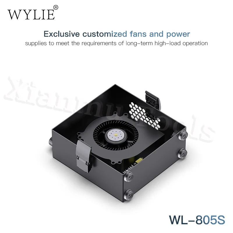 WYLIE WL-805S جهاز التدخين المكتبي لتنقية الدخان الصناعي المحمول الكهربائية لحام إزالة الغبار وإصلاح مروحة العادم