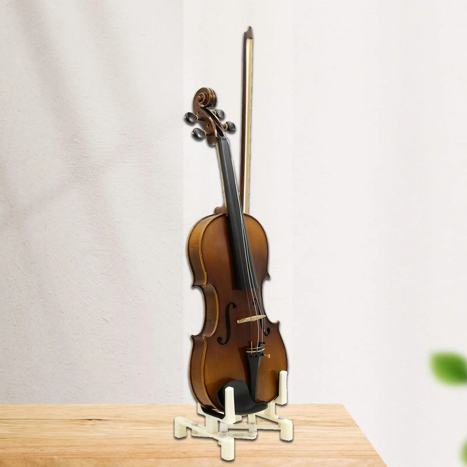 Foldable Violin Stand Holder Floor Musicians Trip Save Space Extended Rack