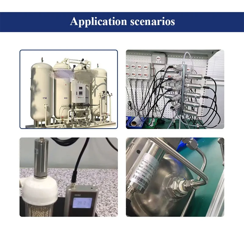2026 TD-40-4-20mA Dew Point Transmitter -40~40 New Polymer Thin-Film Sensor Technology for Industrial Gases Energy Customized