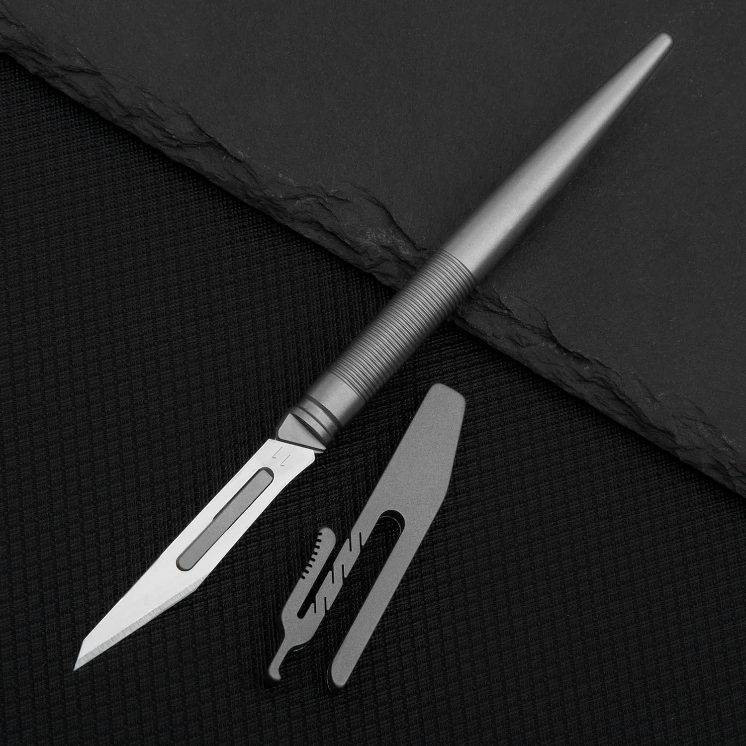 Titanium Scalpel With Surgical Blade Sharp And Durable Cutting Multifunctional EDC Tools Free Shipping New