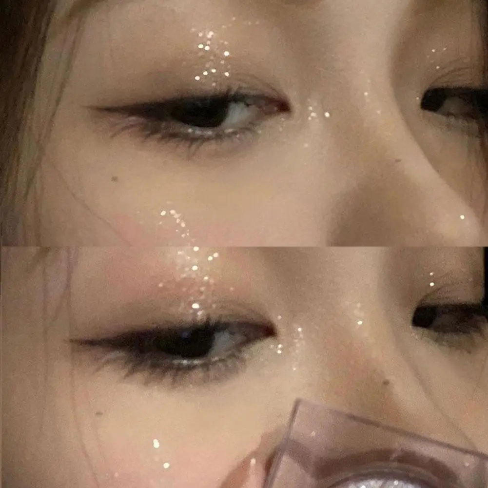 FAICCIA 핫 모노크롬 아이섀도우 펄 글리터 방수 롱래스팅 쉬머 피그먼트 하이라이터 화장품