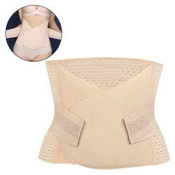 Post Belly Band Waist Pelvis Belt Shapewear Slimming Girdle Pregnancy After Birth Belly Abdomen Abdominal Binder Belly ( Flesh