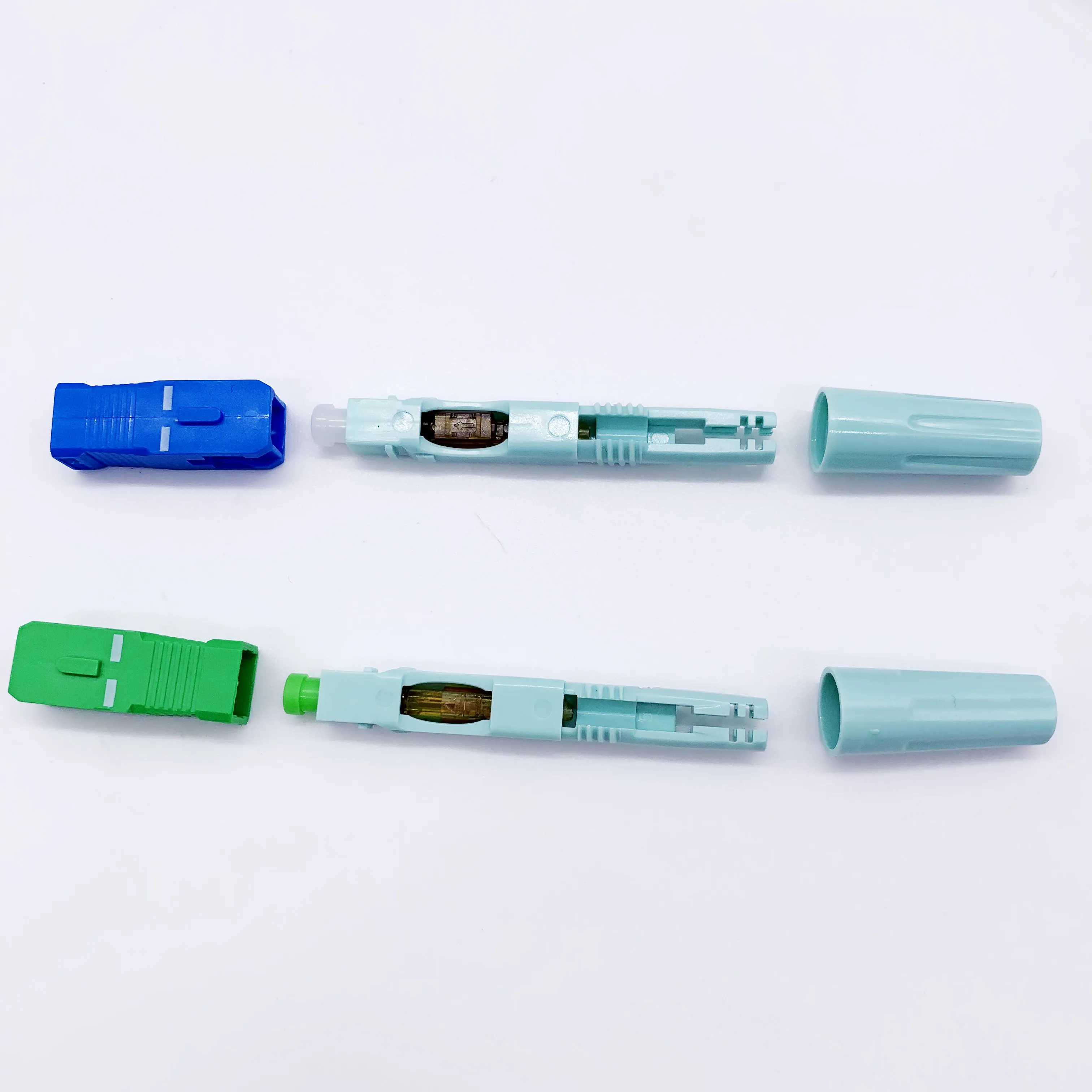FTTH SC APC UPC Connector Fast Fiber Optic Connector fast connector SM Single-Mode Cold Connector Tool Fiber Optic Tool