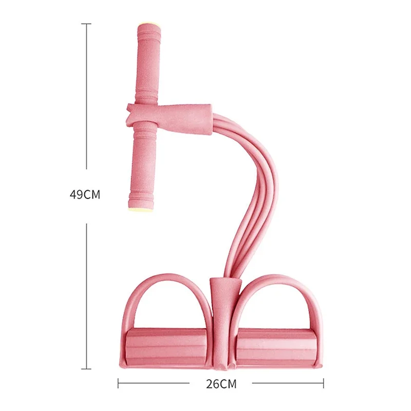 متعددة الوظائف التوتر حبل 8-أنبوب مطاطا اليوغا دواسة مجتذب المقاومة الفرقة التوتر حبل ل الساق تمتد التخسيس التدريب