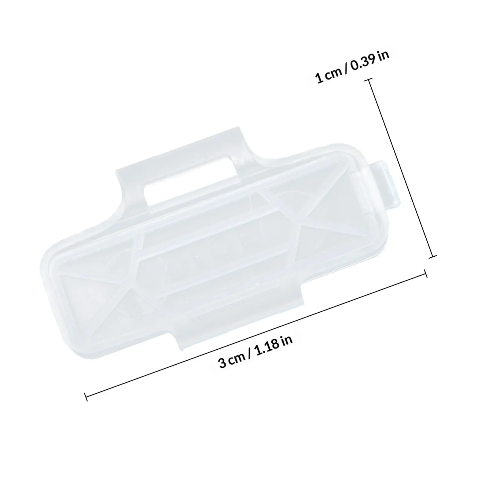 100Pcs Efficient Cable Label Identification Box Fine Workmanship Wire Sign Name Holder Case for Computers Tvs Appliances Oil