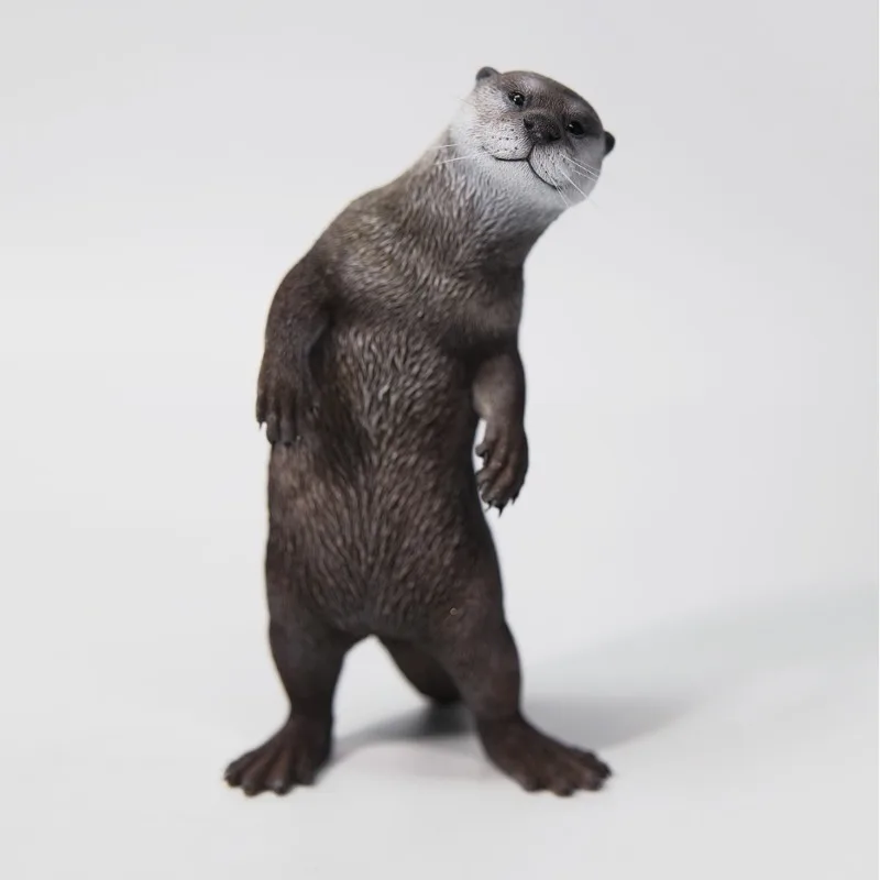 Otter model, creative gift, cute pet peripheral tide play tabletop ornament simulation animal figure