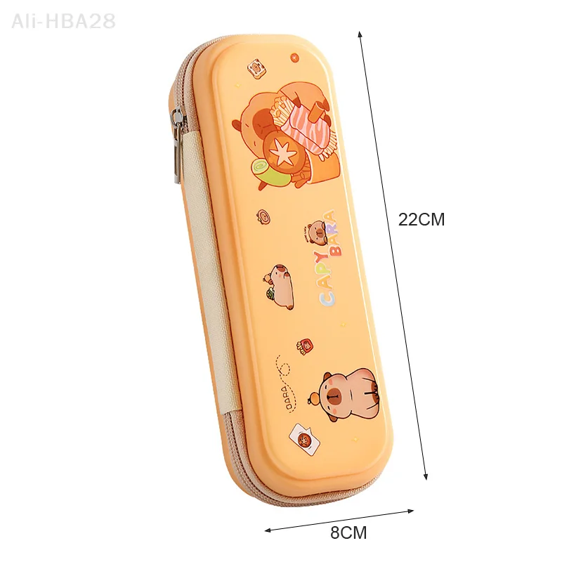 Cartoon-Themed Capybara Pencil Case High-Capacity Multifunctional Student's School Necessity