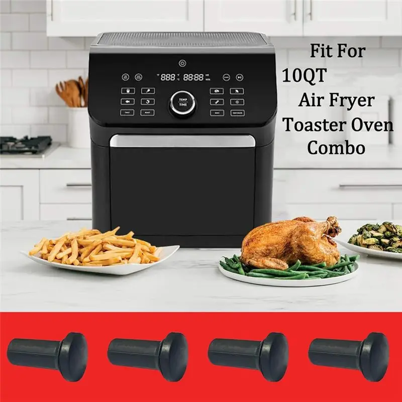 8PCS Air Fryer Rubber Feet For COSORI Air Fryer Toaster Oven Combo 10QT Deep Fryer Parts-A54Q