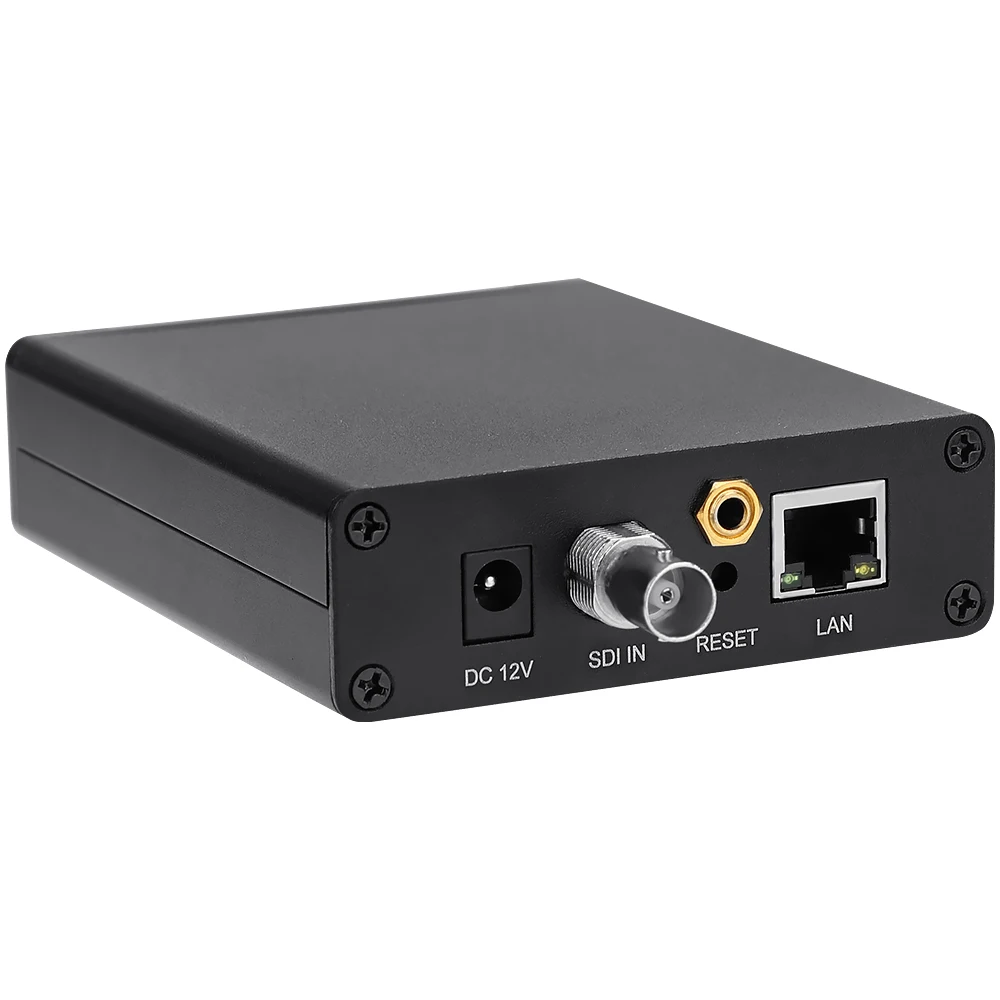 H.265 hevc h.264 mpeg4 sdi to ip stream video encoder support ndi srt rtmp for live streaming