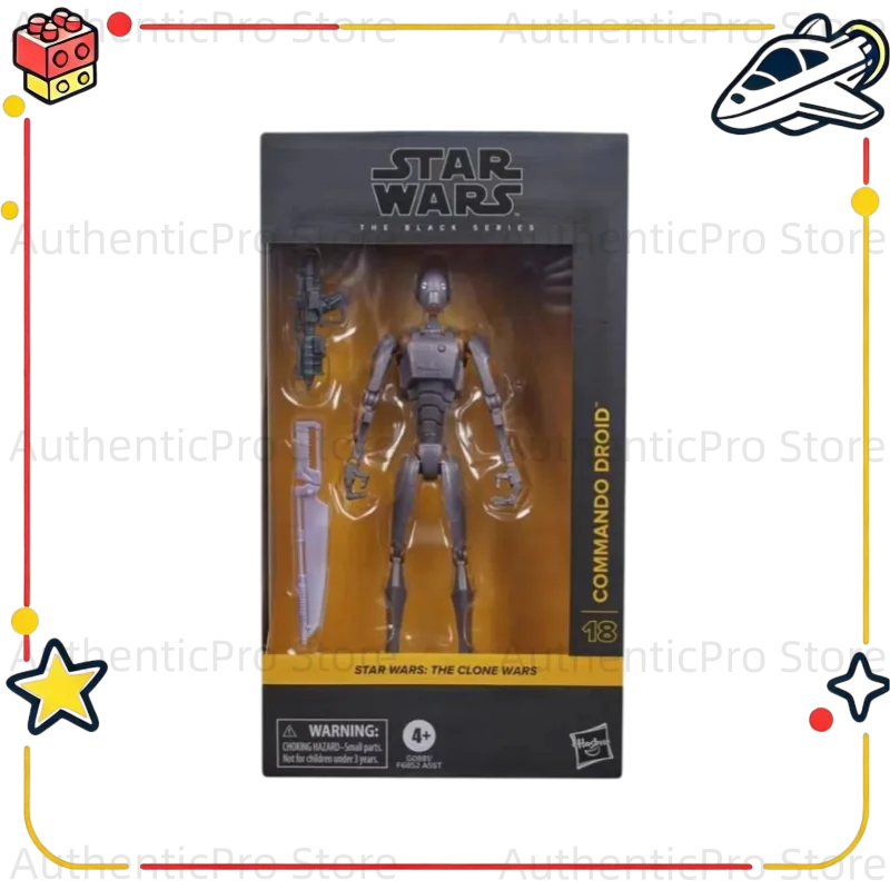 【In Stock】Hasbro Star Wars The Black Series The Clone Wars Commando Droid Action Figure Model Gift&Collection