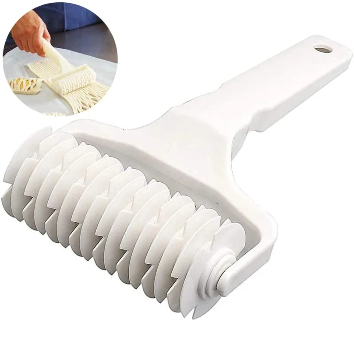 Creative Baking Tools Plastic Roller Mesh Cutter L/M/S Grid Pattern  Pastry Dough Fondant Pizza Cakes Pies  Supplies