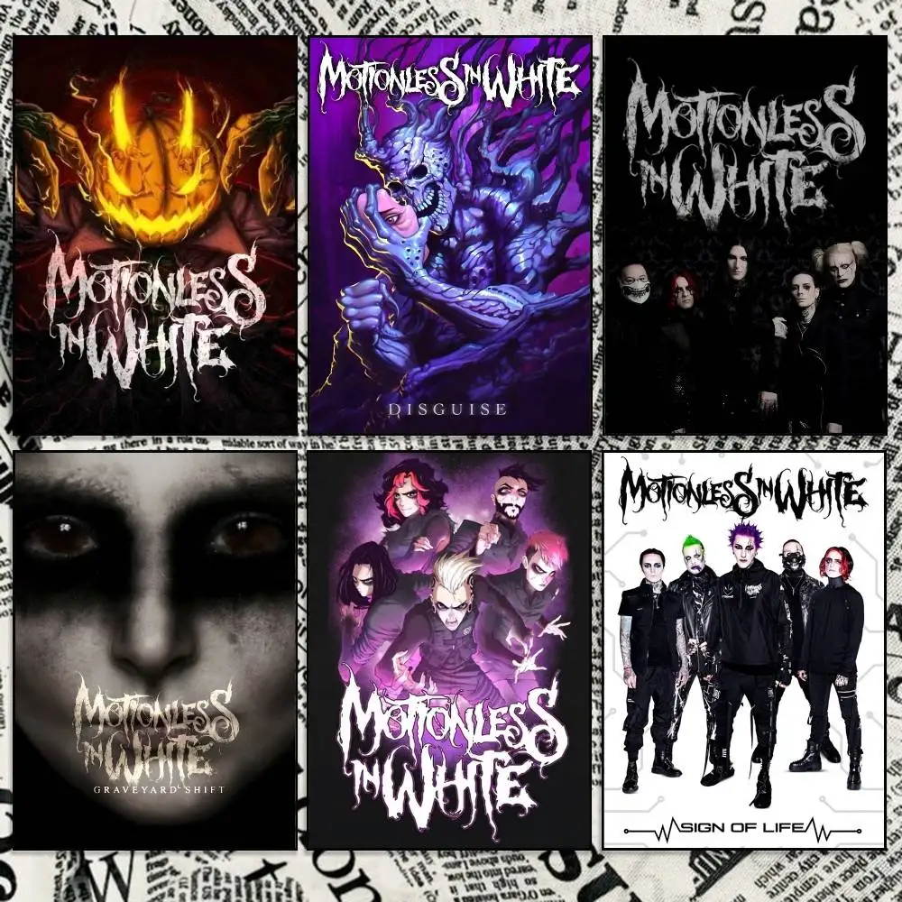 MIW Band M-Motionless In White Poster Wall Art Print Decorative Mural Home Decor Gift Unframed Customizable