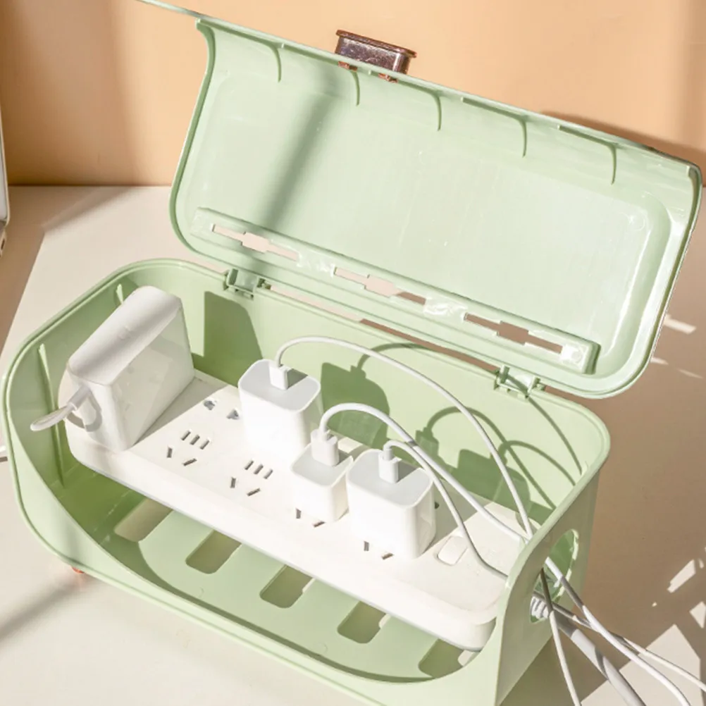 

Многофункциональный органайзер для кабелей: коробка для проводов, органайзер для розеток, крышка для роутера