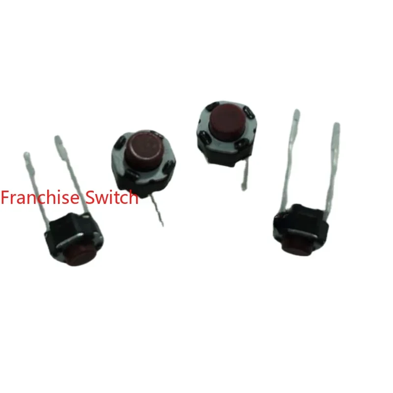 

10PCS Imported Light Touch Switch Button With 2 Pins, 6*6*5, Long Life And High Temperature Resistance