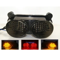 Waase-luz trasera de freno para Kawasaki Ninja ZX6R, ZX-6R, G1, G2, J1, J2, 1998, 1999, 2000, 2001, 2002, luz LED integrada