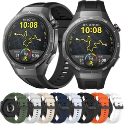 Official Special Silicone Strap For Huawei Watch GT5 Pro 46mm Sport Bracelet Watchband For Huawei Watch GT5 Pro 46MM Accessories