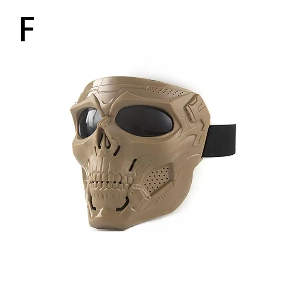 Kreative Schädel Motorrad Reit Maske Retro Harley Maske Winddicht Staubdicht Gesichtsmaske Outdoor Brille Einstellbare Gummiband