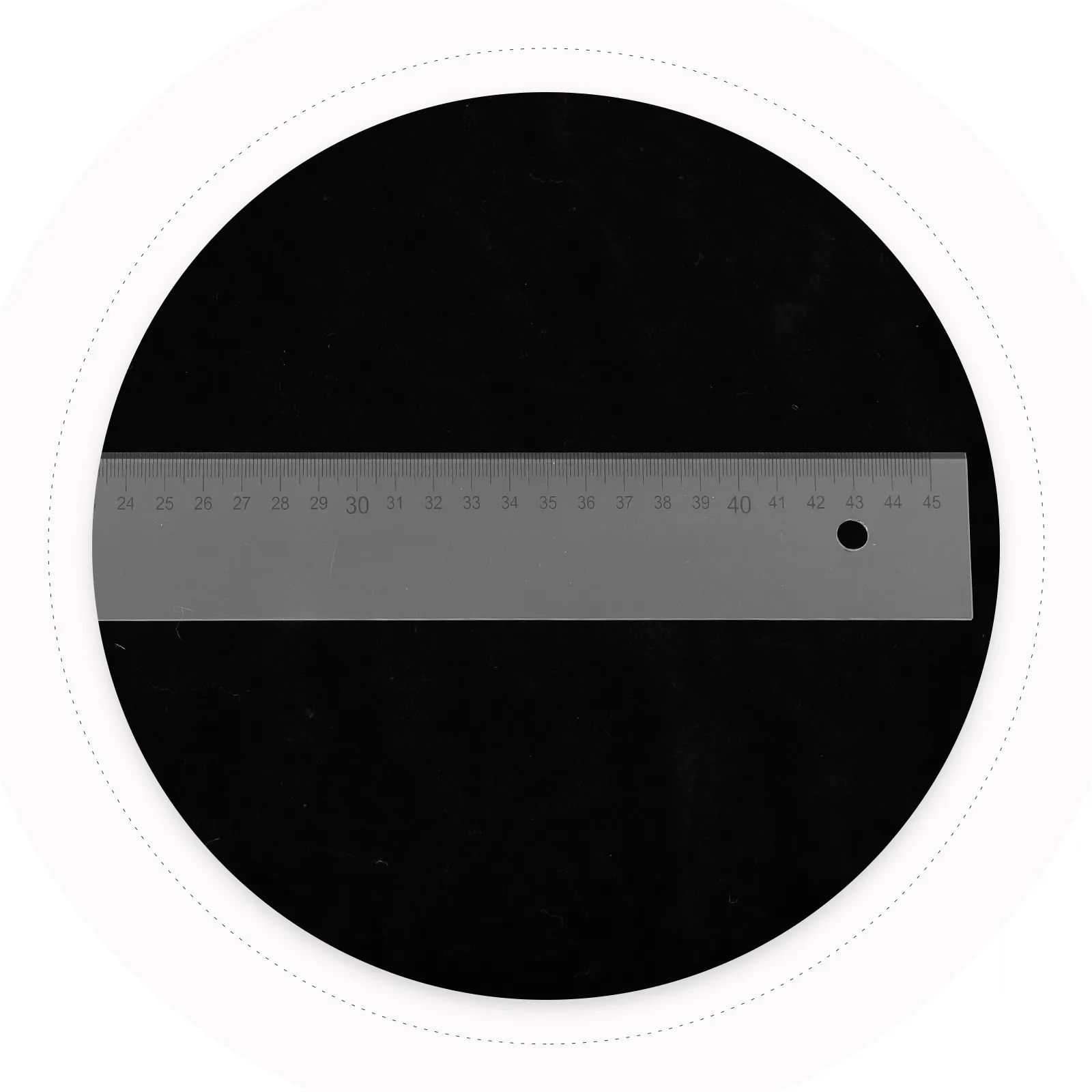 Ruler 18 Inch Sturdy Precision Measuring Tool for Drafting Woodworking Architect Engineering Drawing Ruler Portable