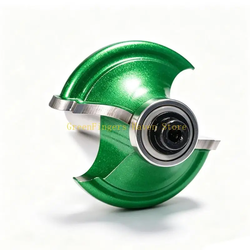 F68D Hard Tip Molding Bit with Guide Bearing, 8 mm Stem Trim Cutter for Furniture Borders, Cabinet Trim and Decorative Shaping