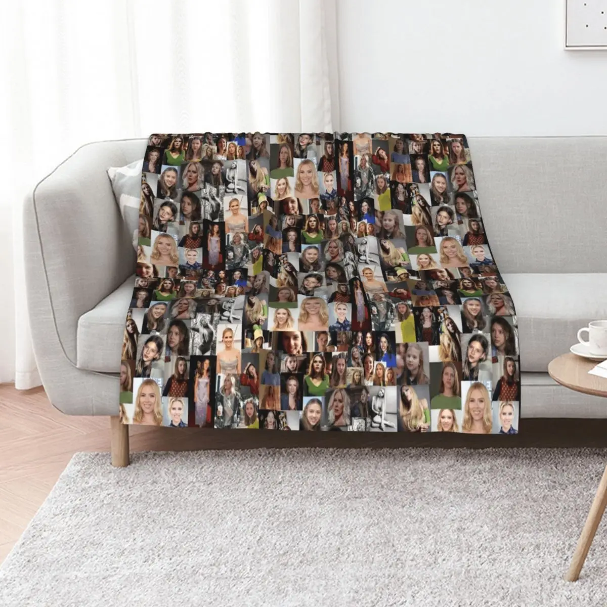 Scarlett Johansson (version 2) Throw Blanket Quilt Camping Decorative Sofas Giant Sofa Vintage Thermal Blankets