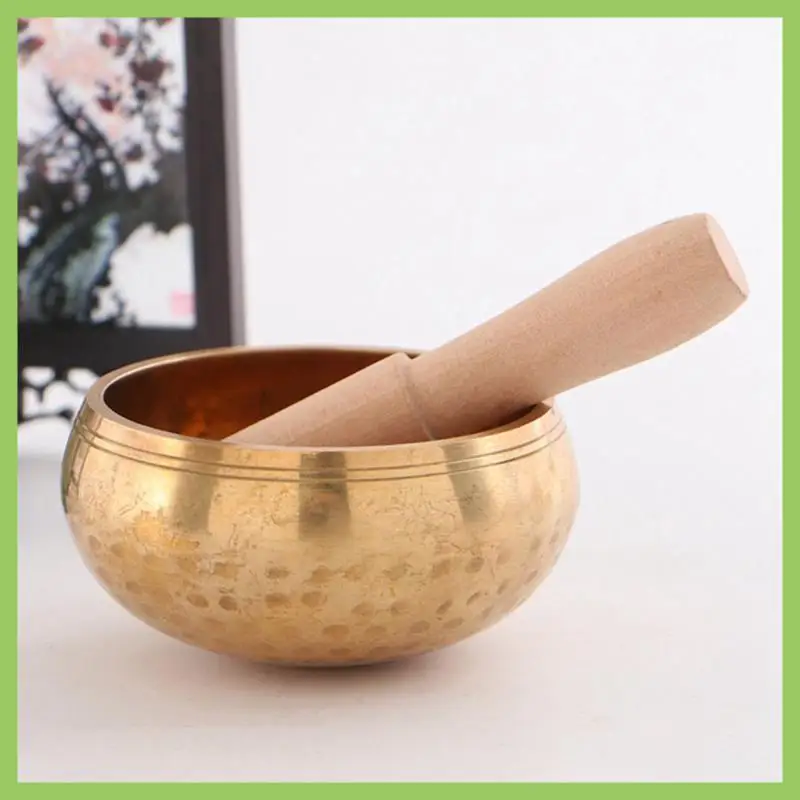 

Tibetan Singing Bowl Yoga Relaxation Bowl For Sound Healing Stress Relief, Yoga, Meditation Without Gasket