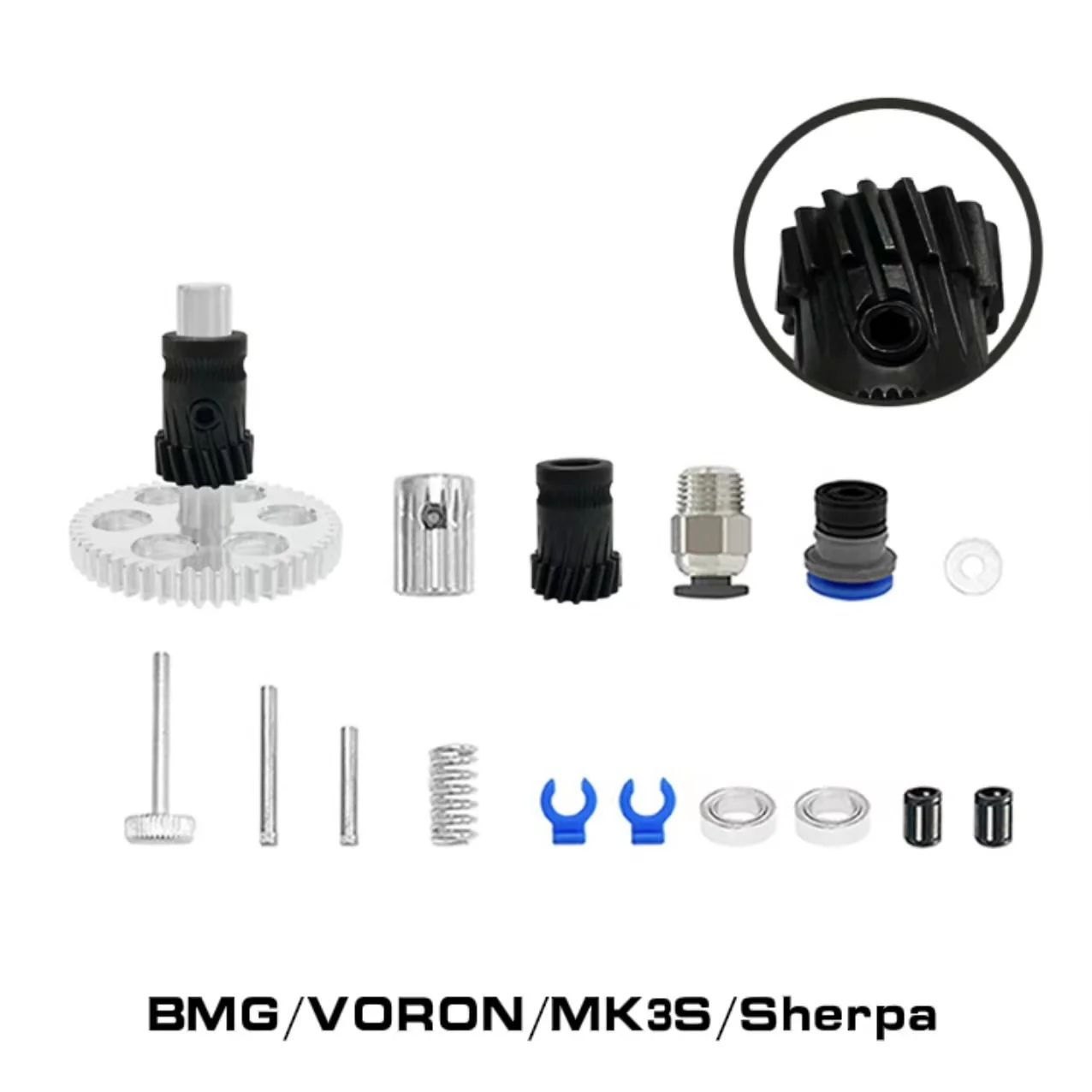 VORON0/1.9/2.4 3D Printer Parts 1.75mm Hardened Steel Ender3 B-M-G Dual Drive Gear Extruder Kit