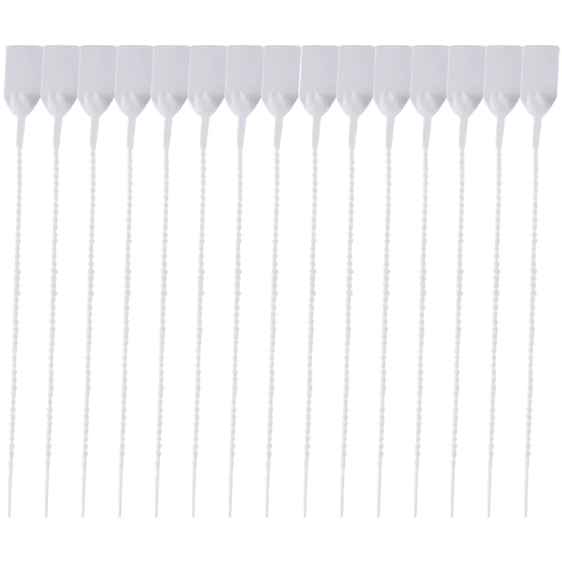 AA49 200 Guarnizioni antimanomissione in plastica, etichette con fascette numerate, segnaletica autobloccante monouso per estintore, spedizione, 250 mm A