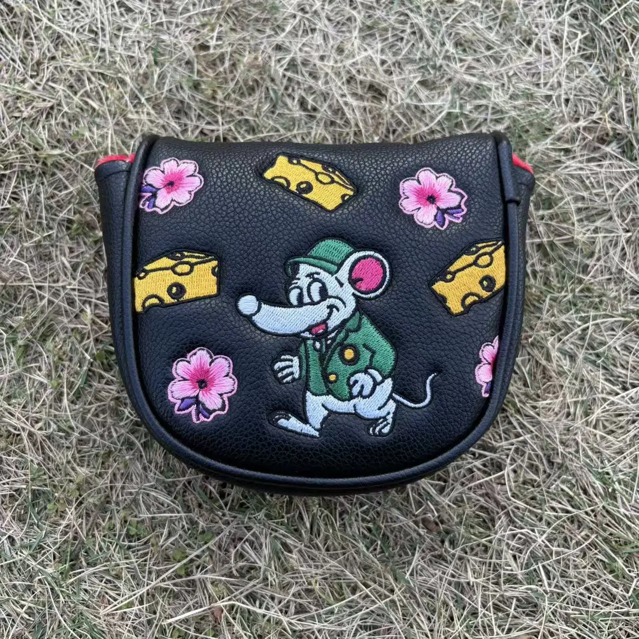 Головной убор с клюшкой для гольфа Vermilion Bird, утолщенная водонепроницаемая искусственная кожа с противоударным дизайном, нежная вышивка для мужчин и женщин