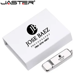 JASTER индивидуальный логотип с цветным принтом, кожаные палочки для памяти USB 2,0, флэш-накопитель, 64 ГБ, 32 ГБ, 16 ГБ, 8 ГБ, 4 ГБ, подарок компании