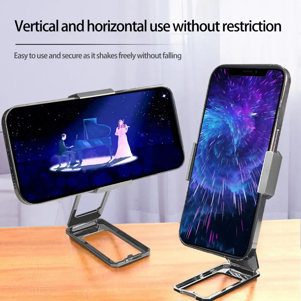 ポータブル二重回転軸携帯電話マウント、ミニデザインホルダー、実用的な家庭用品