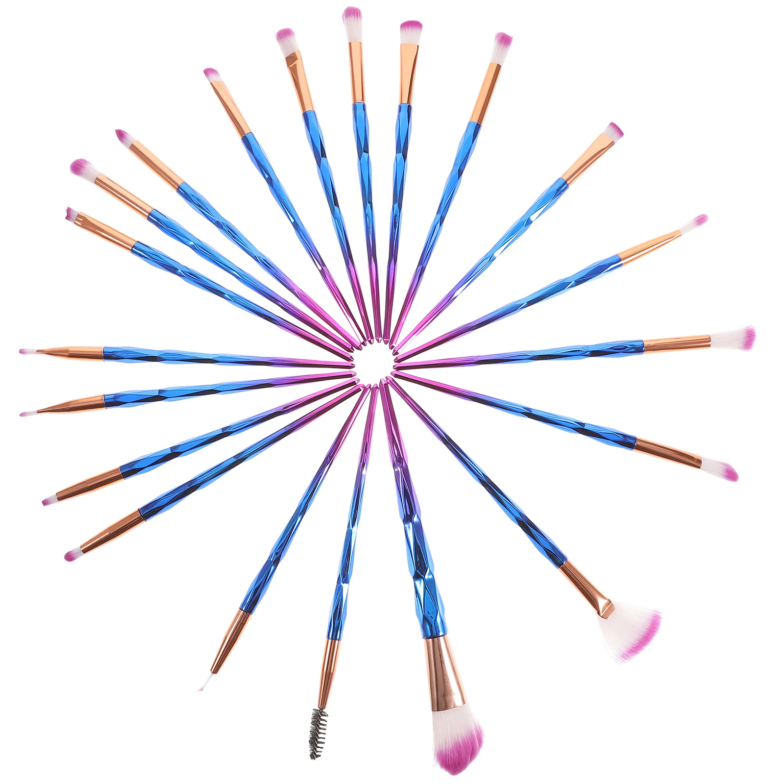 

20pcs Makeup Brushes Set Premium Fiber Plastic Handle Durable Birthday Gift Women Girls Eyeliner Eyebrow Lip Concealer