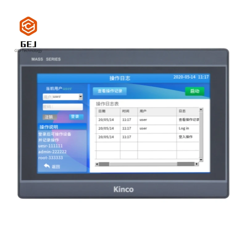 Kinco 10.1Inch Automation HMI M2100 M2100E Series 1024*600 Resolution Touch Screen