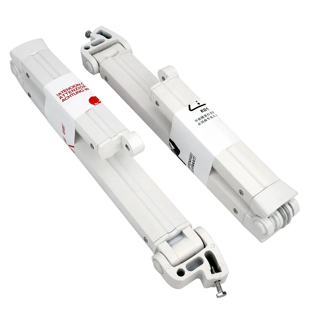 ATV&UTVGULI K01W-2.0M 2.0M White Retractable Awning Crank Arm Set with Remote Control PA Coated Acrylic Sail and Steel Wire