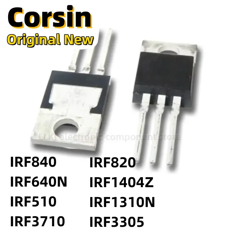 1pcs IRF840 IRF640N IRF510 IRF3710 IRF820 IRF1404Z IRF1310N IRF3305 TO-220 MOS FET/