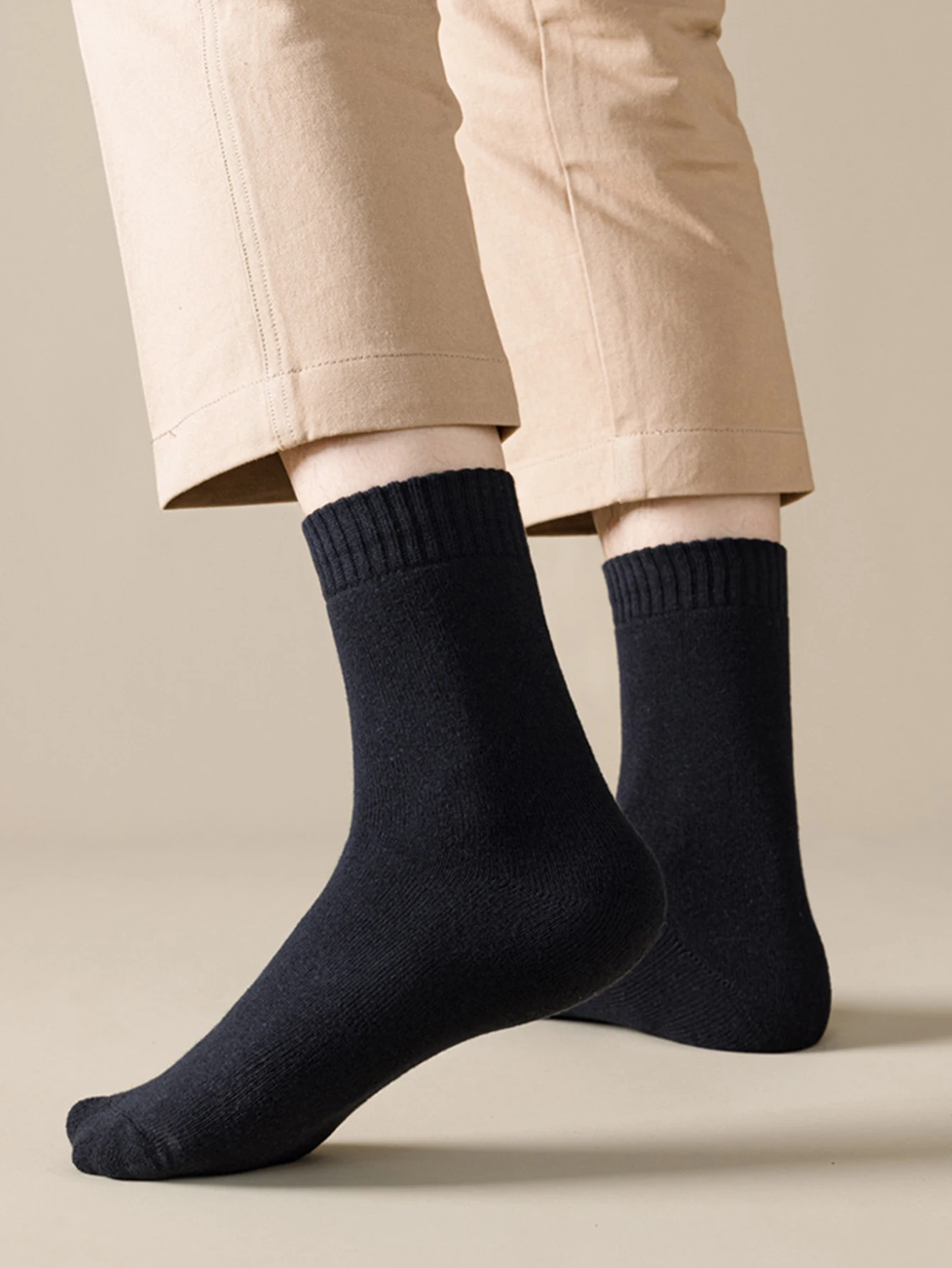 New winter warm women's wool socks women's socks super thick solid color socks Merino wool socks anti cold snow loop socks
