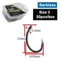 Barbless-Size 2