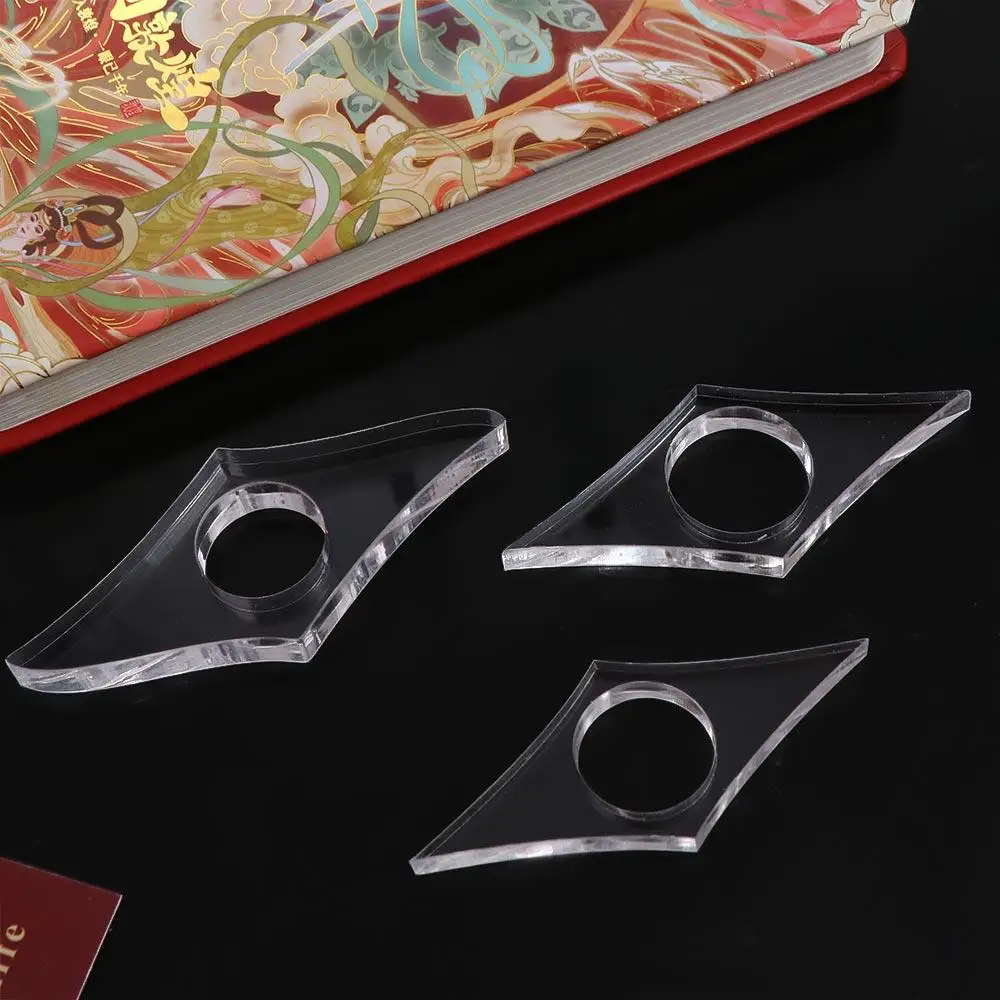 Book Accessories Acrylic Thumb Book Support Multi-function Spreader Thumb Book Brace Bookmark Smooth Book Page Holders Students