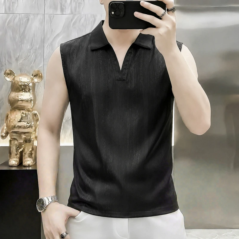 2026 Summer New Style Men's Short-Sleeved T-Shirt Fashion Casual Cotton-Polyester Fabric Shirt