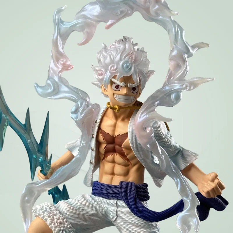 ワンピースニカ・ルフィフィギュアライトニングフォーム-pvc-28-センチメートル像モデルグッズデスクトップ装飾アニメコレクターのため