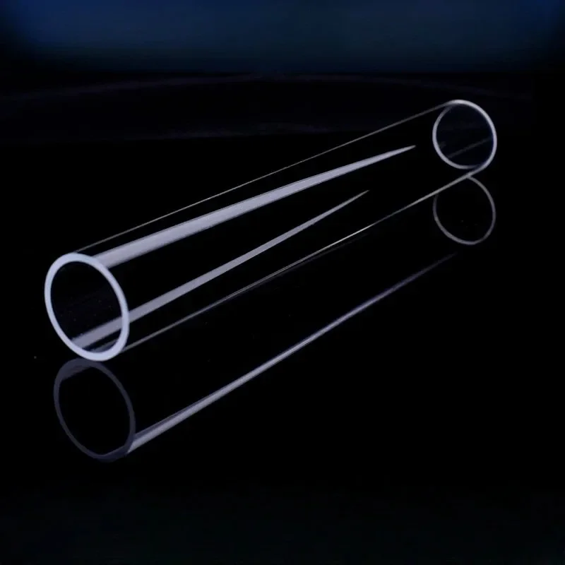 Customized 1200 Degrees Transparent Tube Furnace Quartz Glass Tube For Research Laboratory