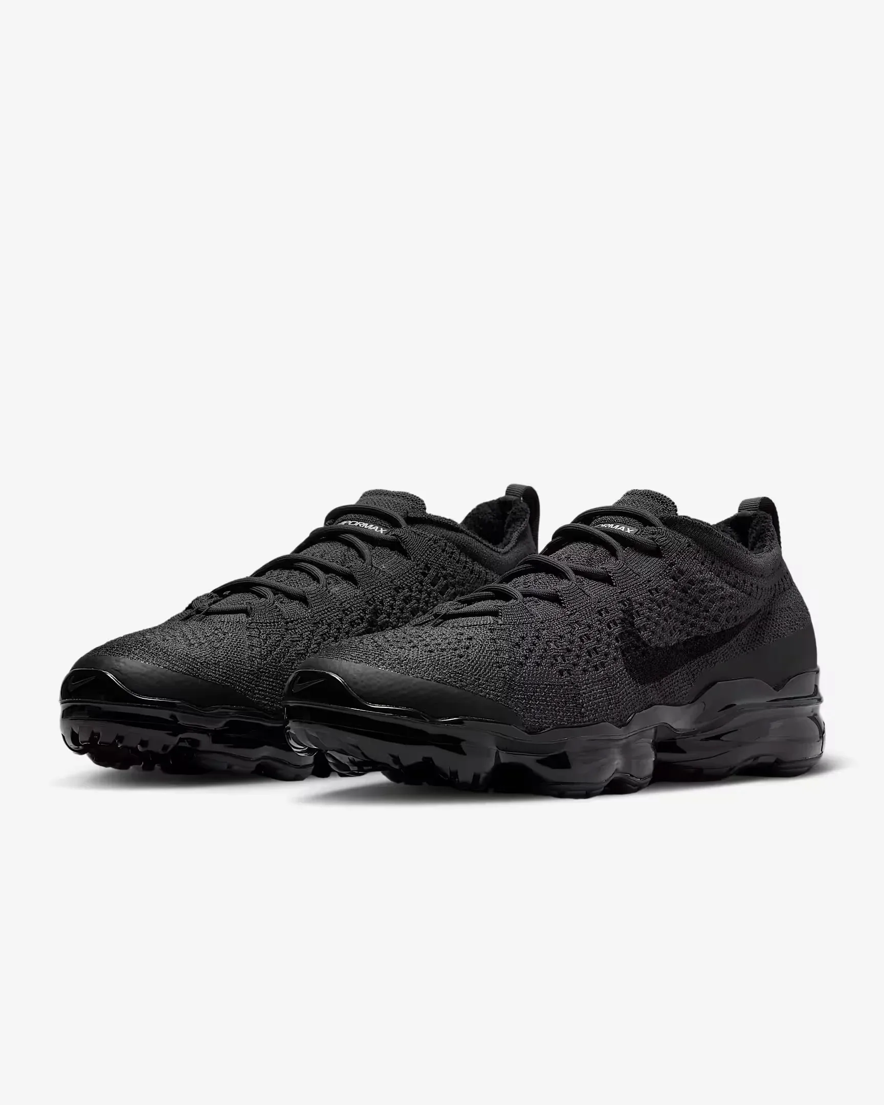 Мужские кроссовки Nike VaporMax 2023, Flyknit, с низким верхом, на шнуровке, с круглым носком, износостойкая, дышащая, удобная обувь